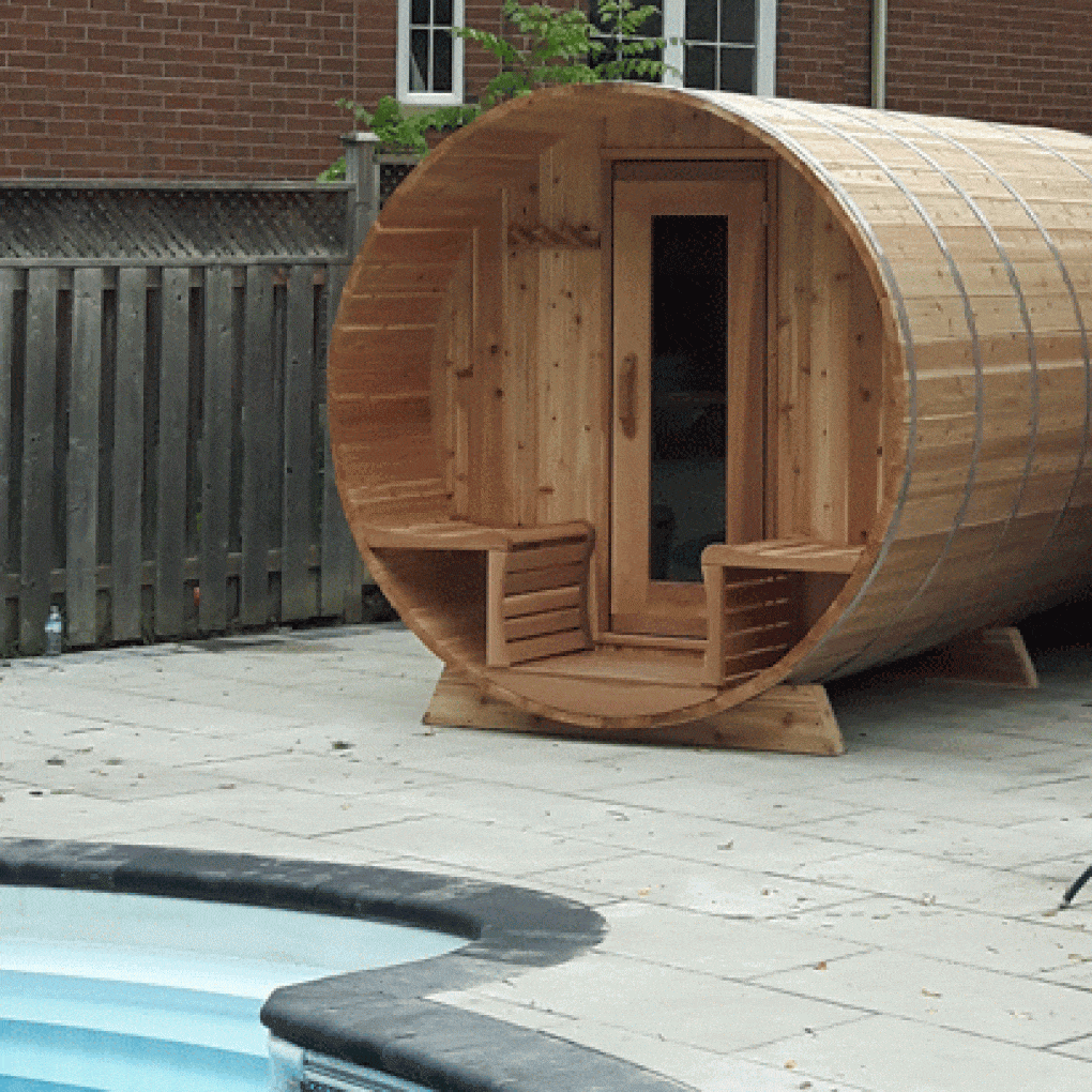 knotty cedar barrel sauna2